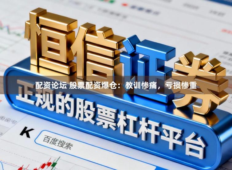 配资论坛 股票配资爆仓:教训惨痛,亏损惨重